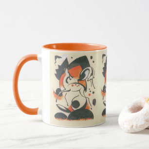 Mug Composition avec deux cerfs par Franz Marc