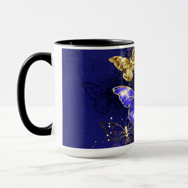 Mug Composition avec papillons Sapphire (Gauche)