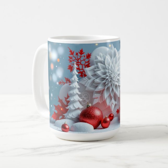 Mug Composition Fleur d'Hiver (Devant gauche)
