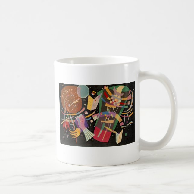 Mug Composition Kandinsky 10 Peinture Abstraite (Droite)