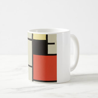 Mug Composition mondrienne Art moderne de la peinture