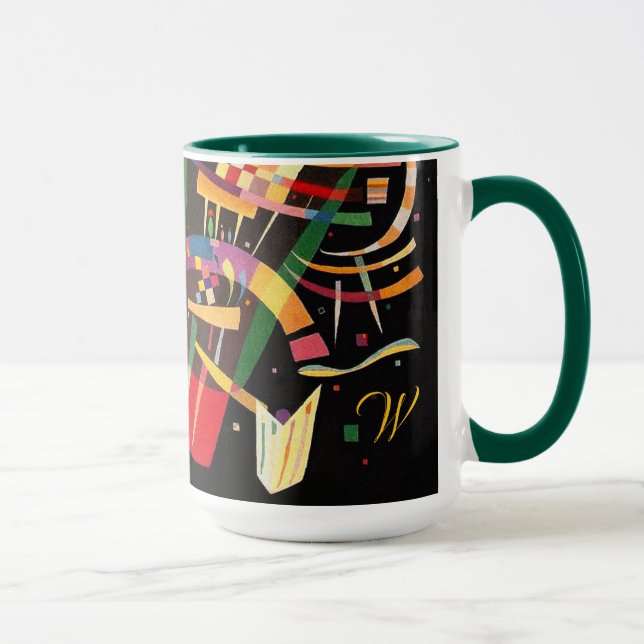 Mug Composition X Abstraction Biomorphique Art Monogra (Droite)