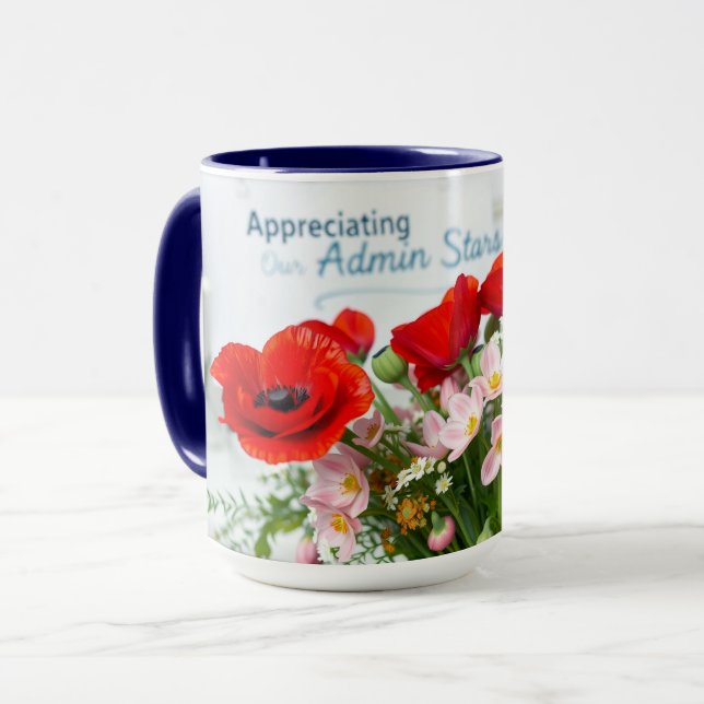 Mug Compositions Florales Fleur d'Administrateur (Devant gauche)