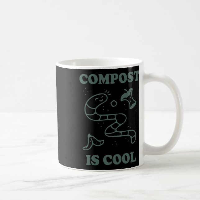 Mug Compostage Agricole Biologique - Compost Est Cool  (Droite)