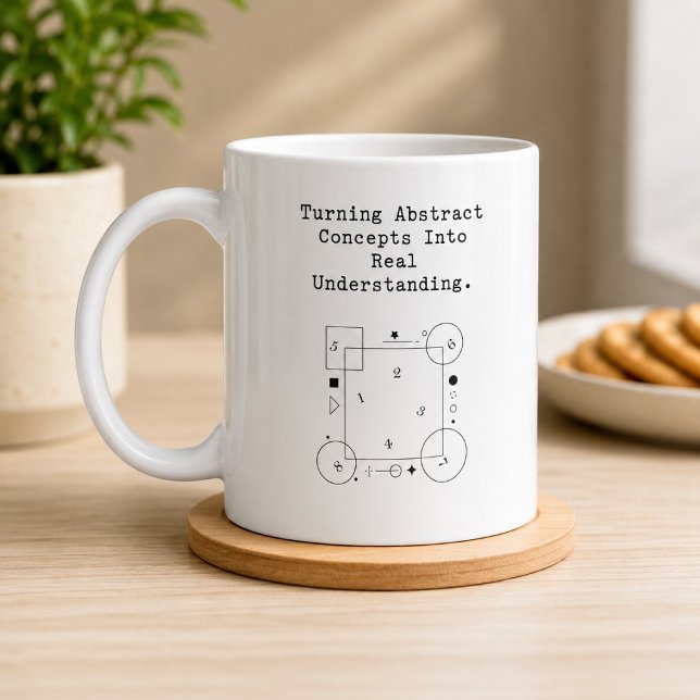 Mug Compréhension Abstraite à Réelle | Clarté Mathémat (Créateur téléchargé)