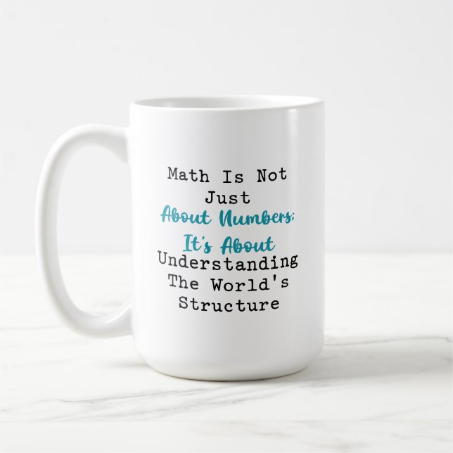 Mug Compréhension mathématique de la structure du mond (Gauche)