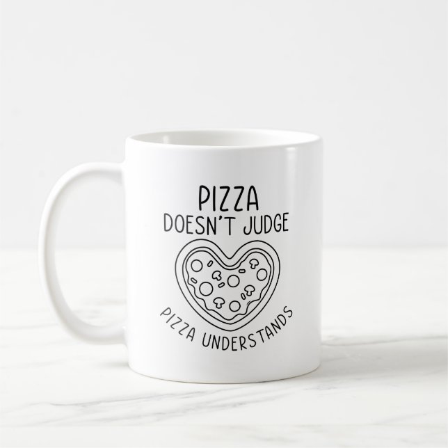 Mug Comprend La Pizza (Gauche)