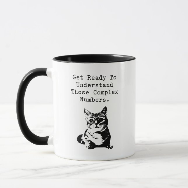 Mug Comprendre les nombres complexes Guide de génie ma (Gauche)