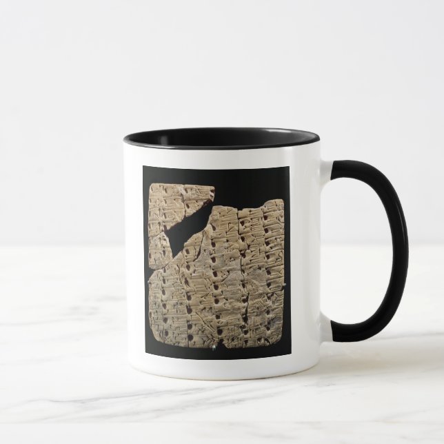 Mug Comprimé avec le manuscrit cunéiforme, d'Uruk (Droite)