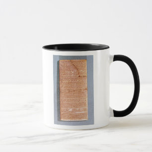 Mug Comprimé rapportant les sacrifices de rituel