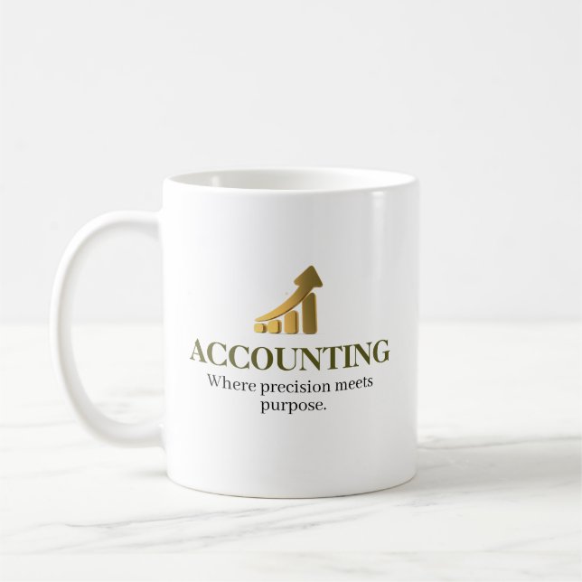 Mug Comptabilité - Nom personnalisé (Gauche)