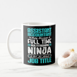 Mug Comptable adjoint Titre du poste Profession amusan
