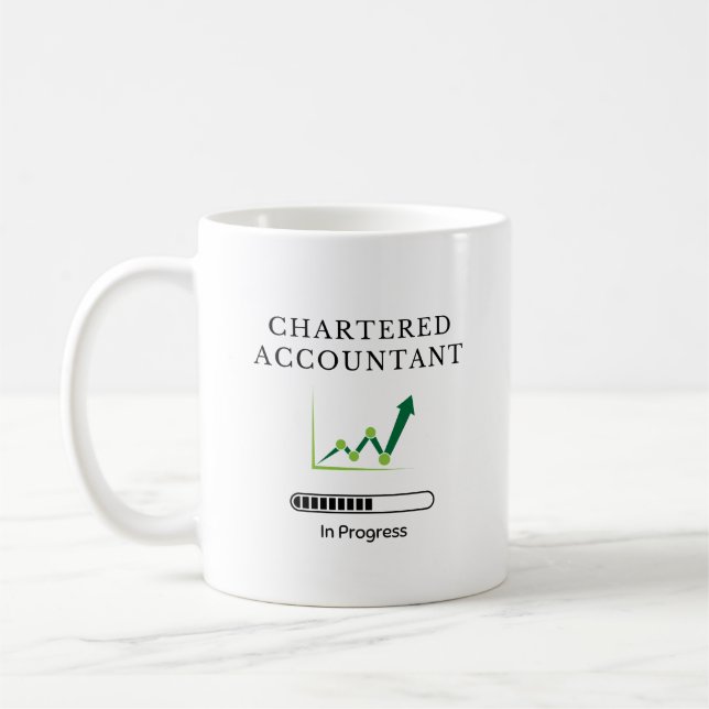Mug Comptable agréé - Drôle cadeau d'avancement financ (Gauche)