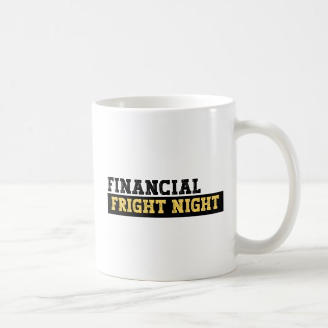 Mug Comptable amusant Halloween -Fright Night (Droite)