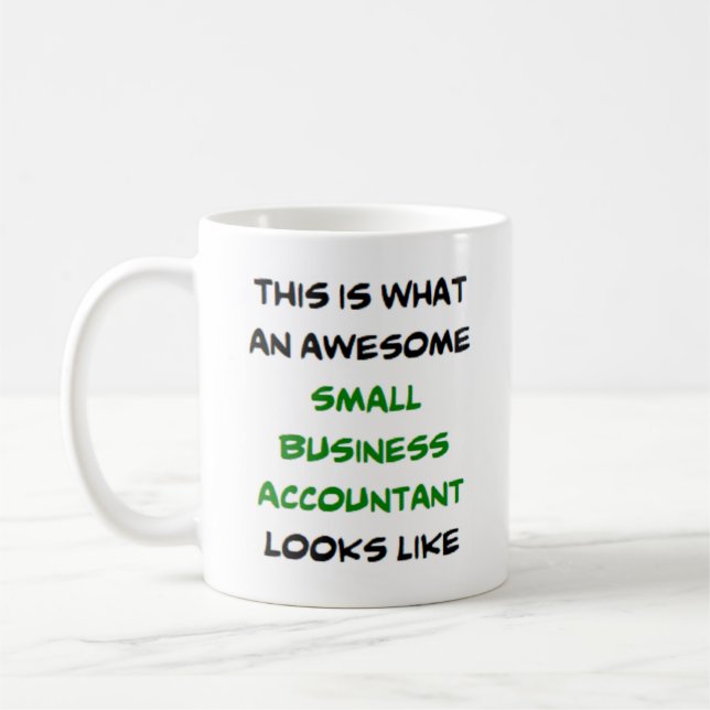 Mug comptable aux petites entreprises, génial (Gauche)