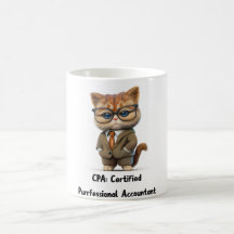 Comptable CPA Cabinet de Comptabilité Humour Chat