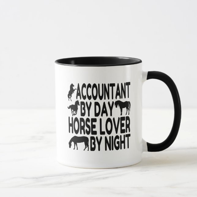 Mug Comptable de cavalier (Droite)