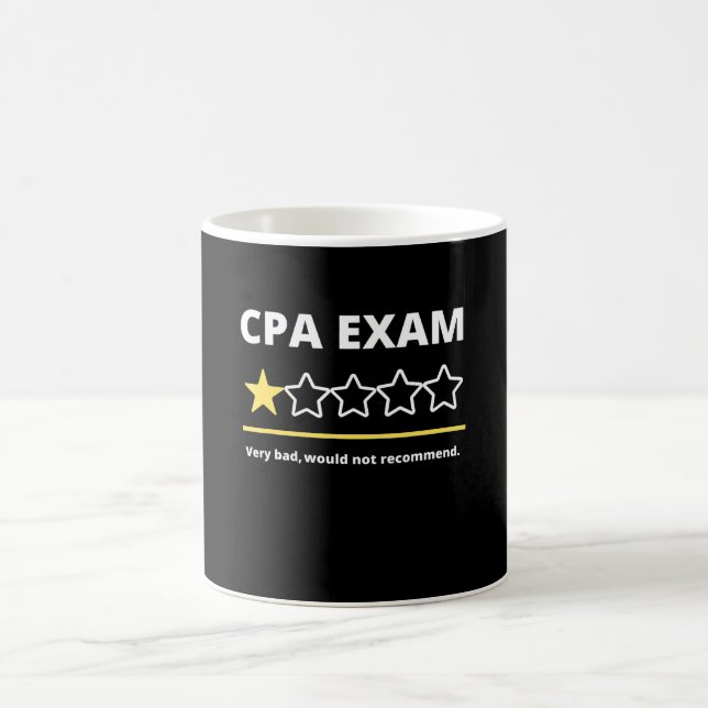 Mug Comptable d'examen de l'ACP amusant Hommes Cadeaux (Centre)