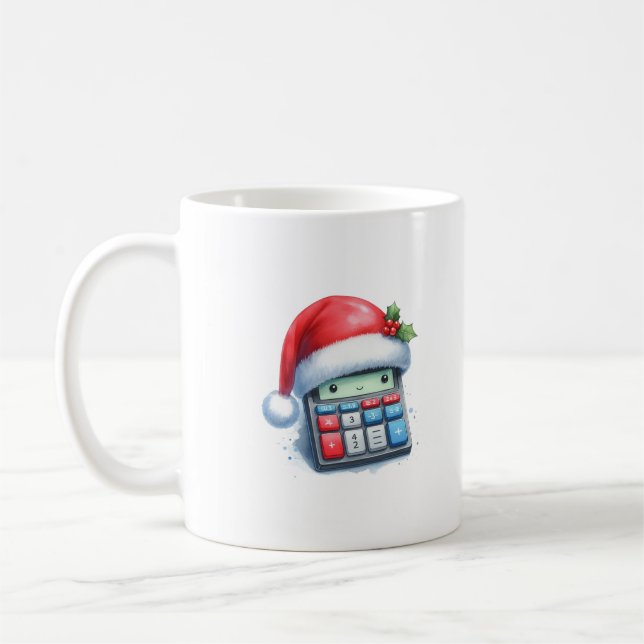 Mug Comptable favori Père Noël personnalisé (Gauche)