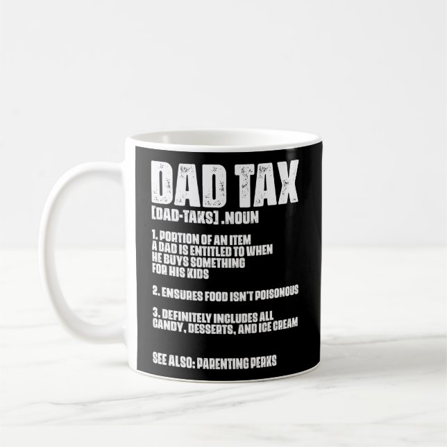 Mug Comptable Impôt Papa Bookkeeper Balance Taxe d'aud (Gauche)