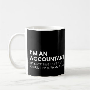 Mug Comptables Citation de Travail Drôle
