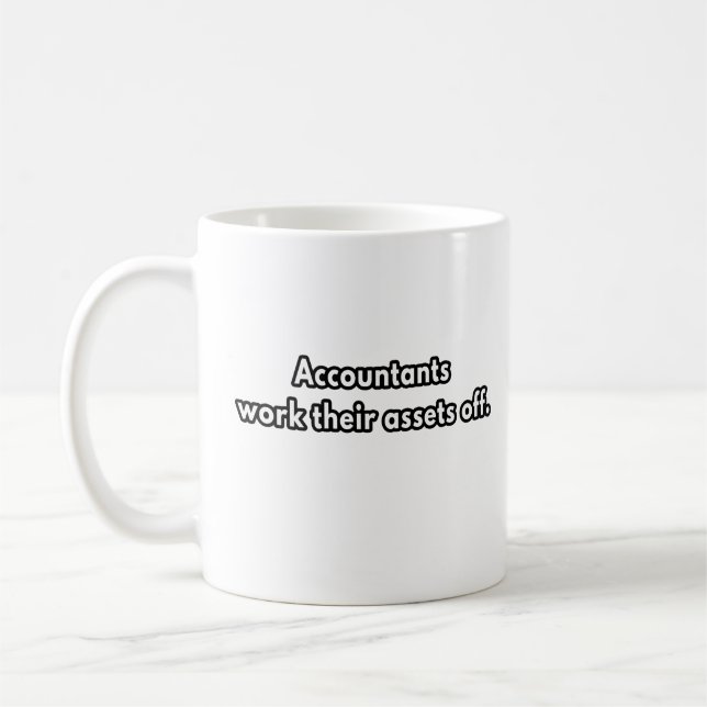 Mug Comptables travail - comptable amusant cadeaux gag (Gauche)