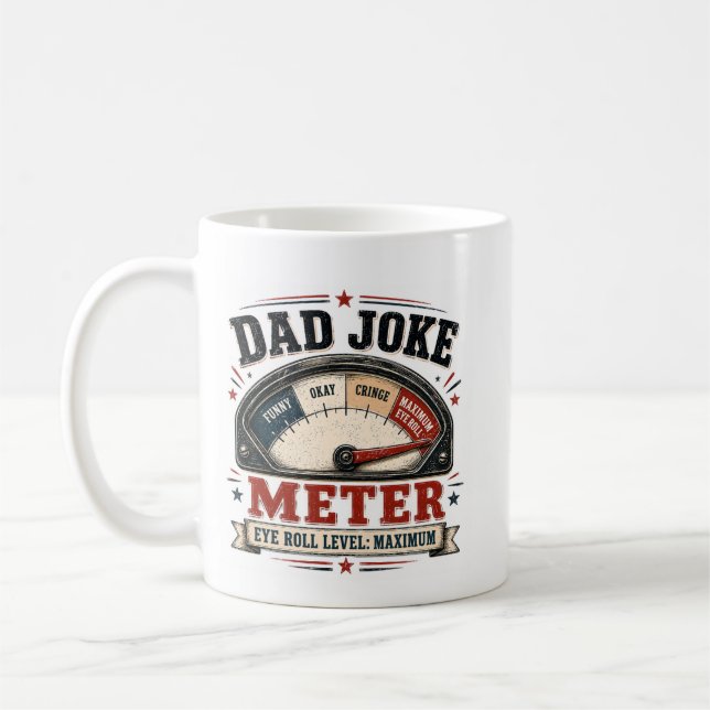 Mug Compteur de blagues de papa  (Gauche)