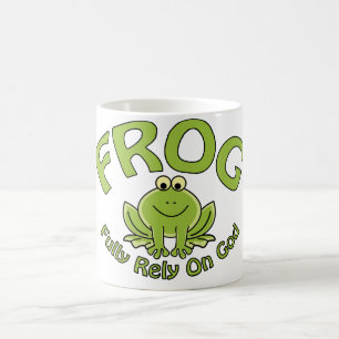 Mug Comptez entièrement sur Dieu