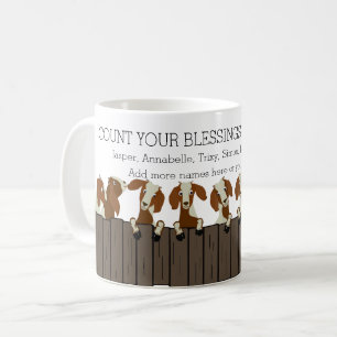 Mug Comptez vos bénédictions Boer CHÈQUE AMATEURS