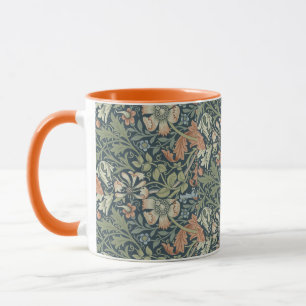 Mug Compton vert rose de William Morris Vintage