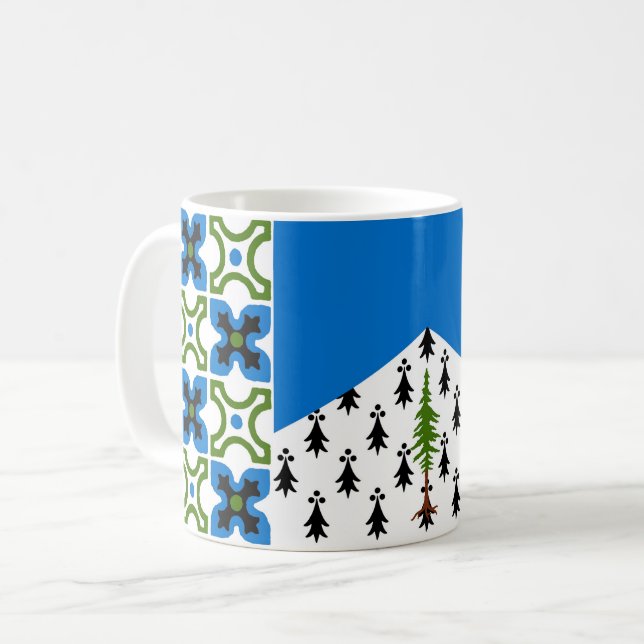 Mug Comté de Crosston Populace Badge (Devant gauche)