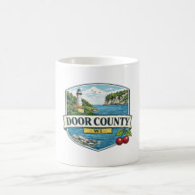 Comté de Door, phare du Wisconsin et aimant du lac