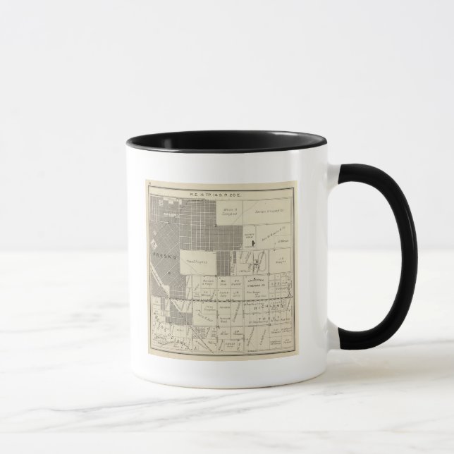 Mug Comté de Fresno, Californie 18 (Droite)