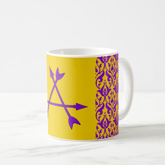 Mug Comté de l'insigne de populace de vol d'Arrow (Devant droit)