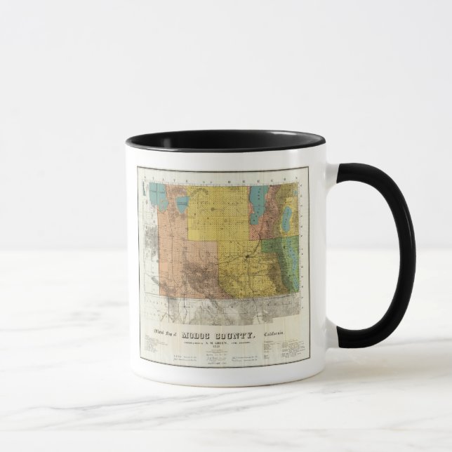 Mug Comté de Modoc, Californie (Droite)