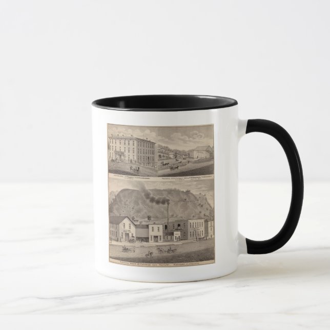 Mug Comté de Rushford Wagonand Carriage, Minnesota (Droite)