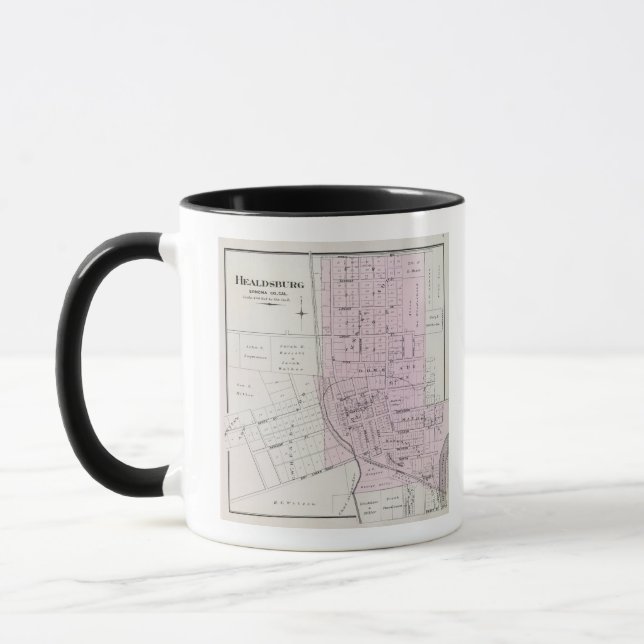 Mug Comté de Sonoma, Californie 22 (Gauche)