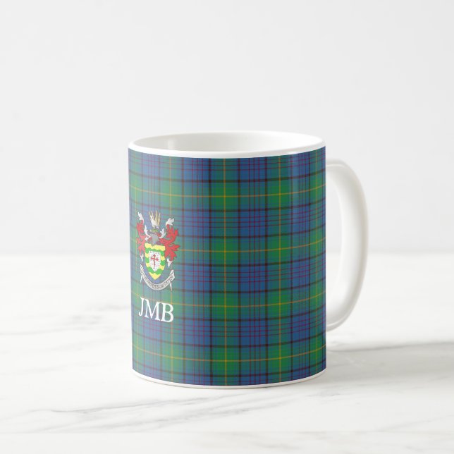 Mug Comté d'Irlande Donegal Tartan Monogram (Devant droit)