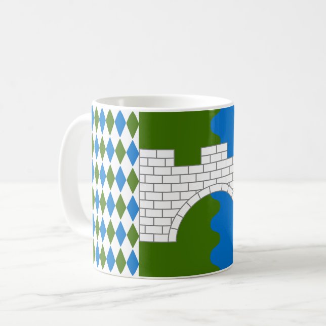 Mug Comté d'Old Stonebridges Badge Populace (Devant gauche)