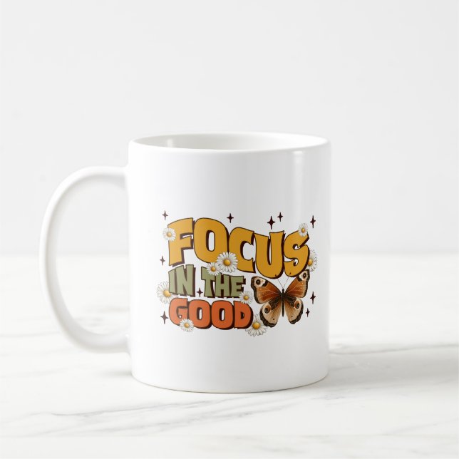 Mug Concentrez-vous sur le bon sweatshirt (Gauche)