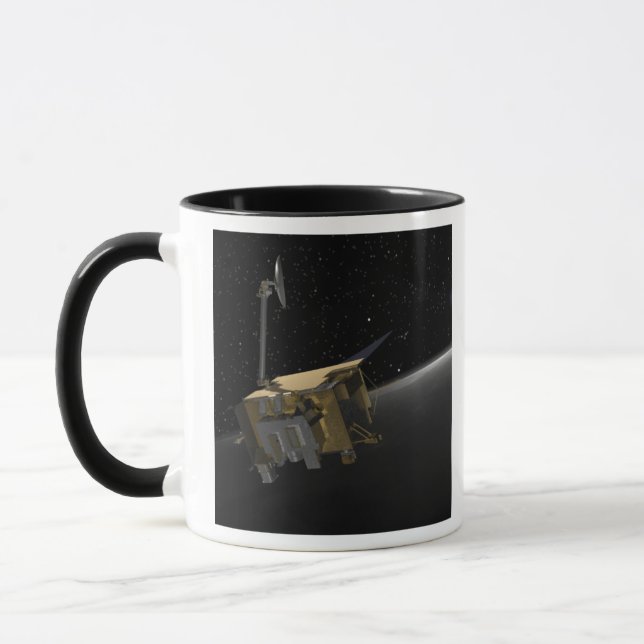 Mug Concept artistique de la reconnaissance lunaire Or (Gauche)