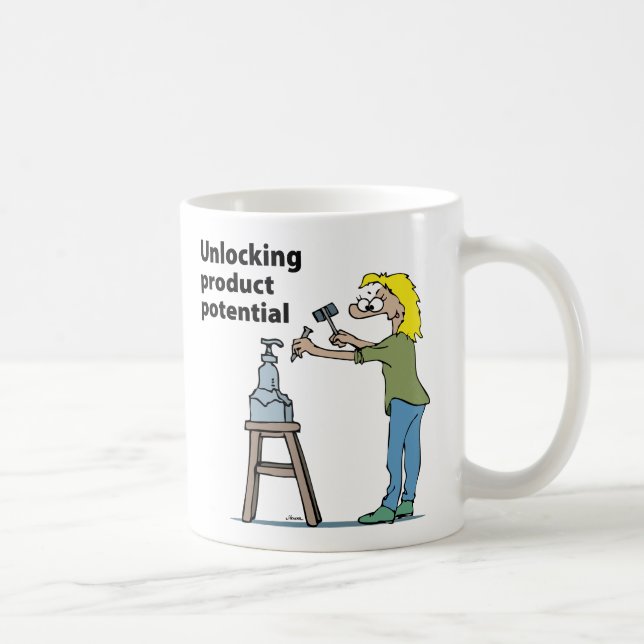 Mug Concepteur de produits féminin (Droite)