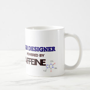 Mug Concepteur de Web actionné par la caféine