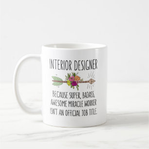 Mug Concepteur d'intérieur Accueil Décorateur de burea