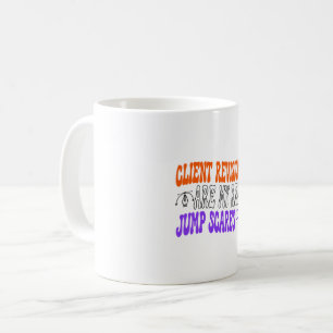 Mug Concepteur graphique drôle Révisions client Hallow