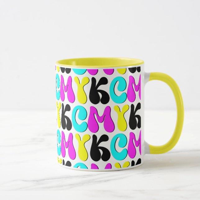Mug Concepteur graphique Funky CMYK (Droite)