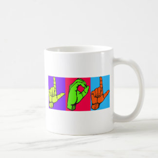 Mug Conception #2 de langue des signes de LOL ASL