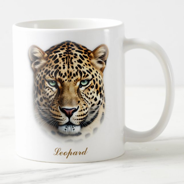 Mug Conception à deux faces de café Leopard (Créateur téléchargé)