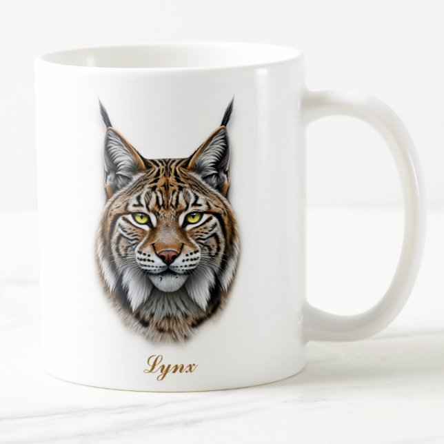 Mug Conception à deux faces de café Lynx (Créateur téléchargé)