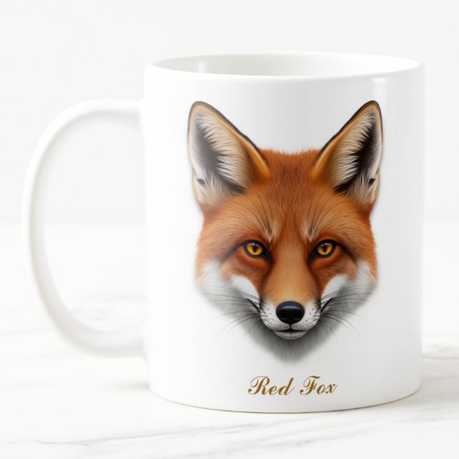 Mug Conception à deux faces de café Renard Rouge (Créateur téléchargé)